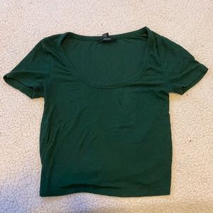 Green short sleeve top